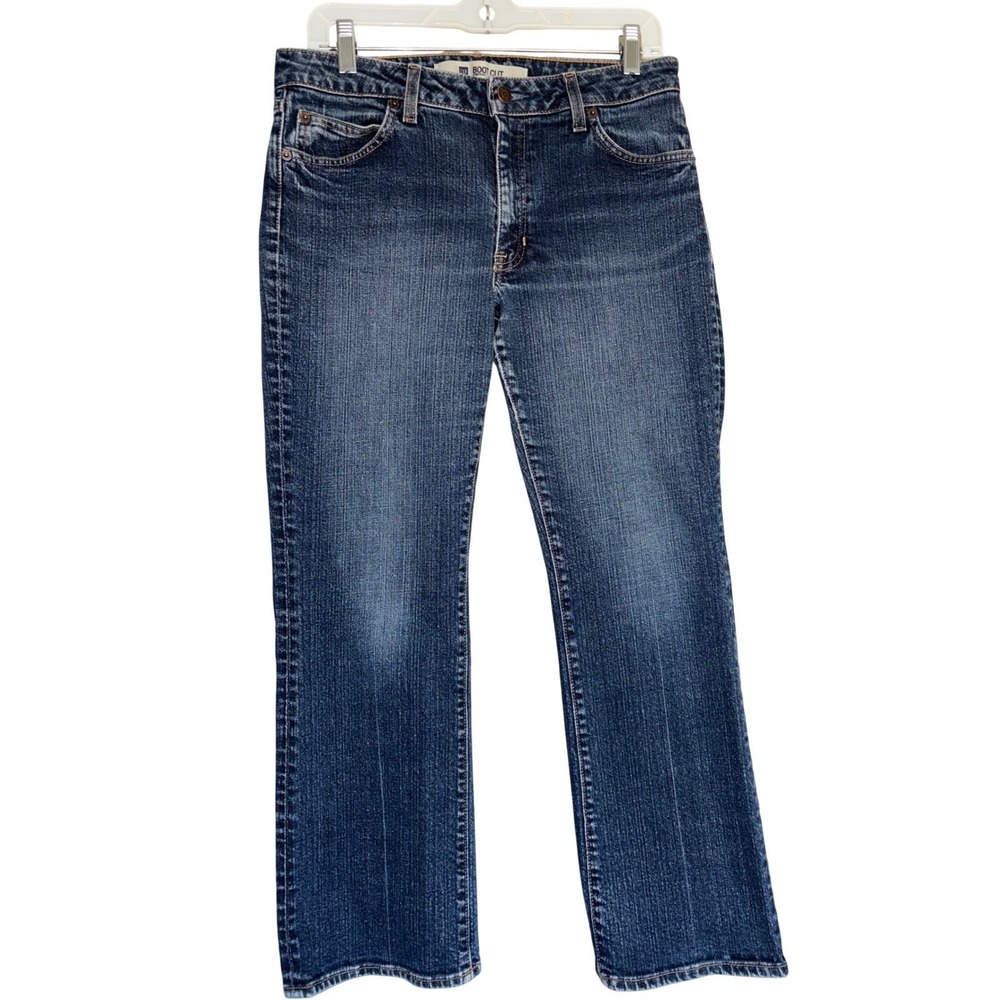 Gap Womens 8 Stretch Boot Cut Jeans Ankle Length Denim Pants Y2K 2016 90s Casual